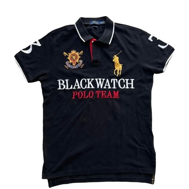 폴로 랄프로렌 치프키프 블랙와치 반팔카라티