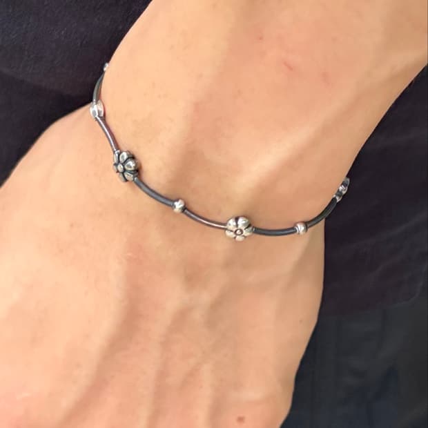 [LAST ONE]karen silver handmadebracelet