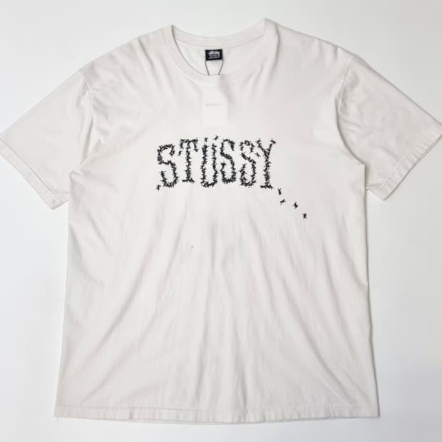 Stussy 스투시 앤츠 피그먼트 다이드 티셔츠 내츄럴