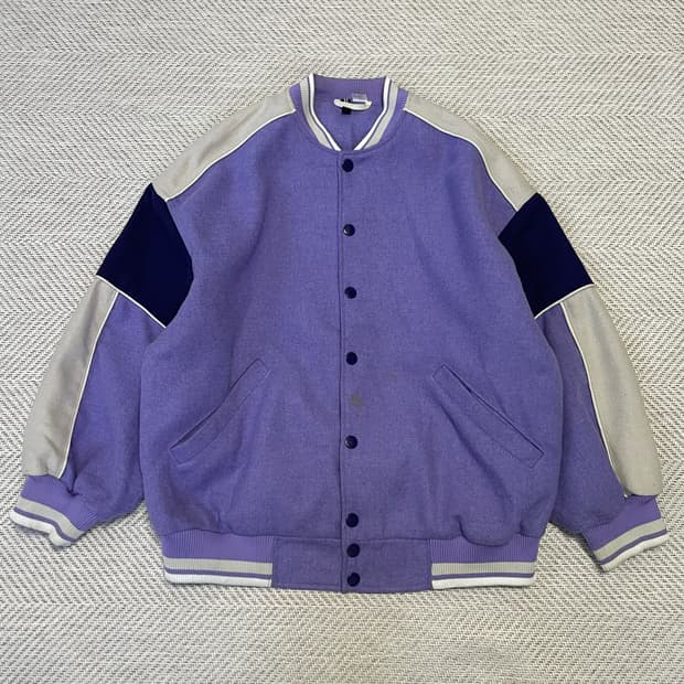 빈티지 울 바시티 자켓