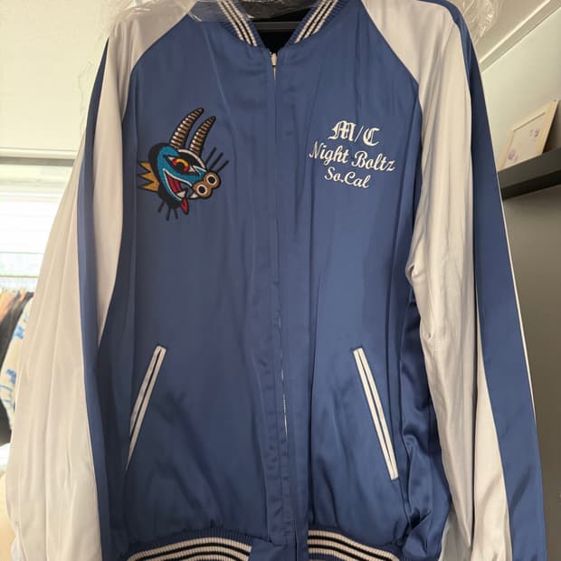 리오버 리버시블 스카잔 블루