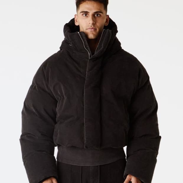 엔타이어 스튜디오 MML 후드 패딩 M