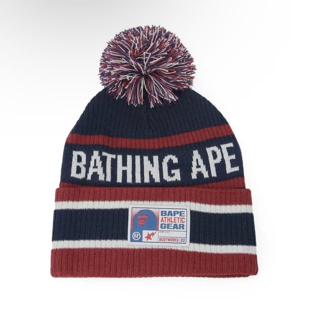 베이프 폼폼 비니