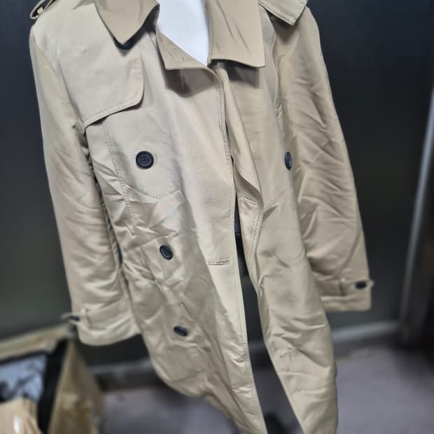 zeoen 베이지색 트렌치 코트