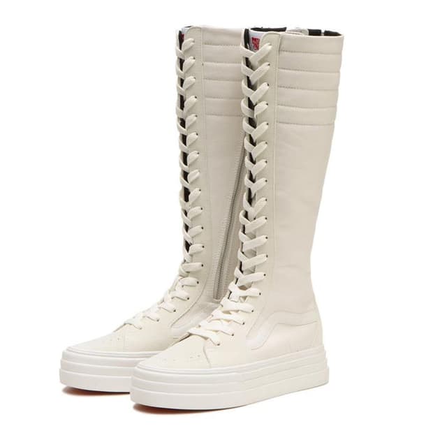 반스 슈퍼하이 3솔 아이보리