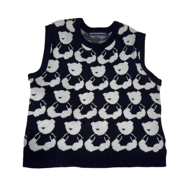 아코스튜디오스페이스 니트 베스트