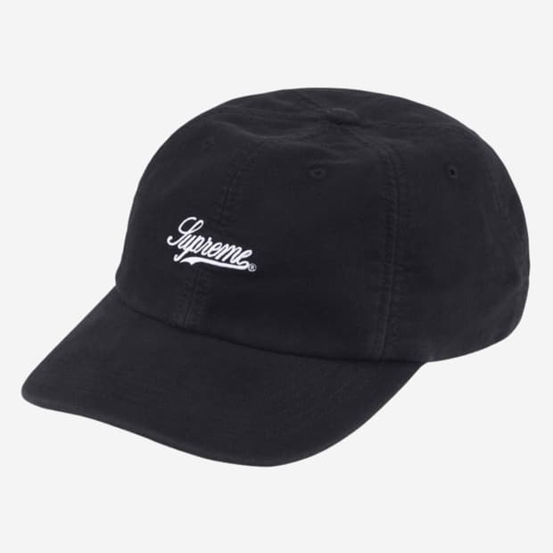 Supreme moleskin script cap 24ss