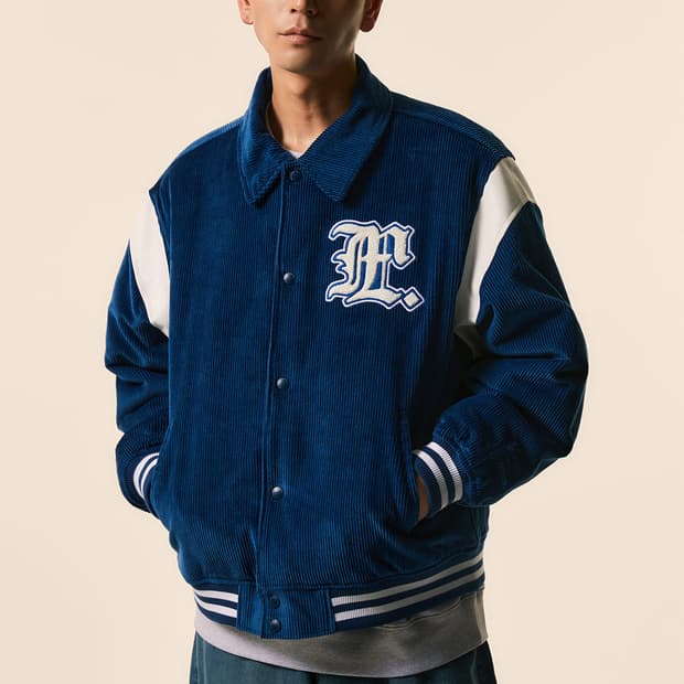 LMC 코듀로이 고딕 바시티 자켓 남녀공용 S사이즈