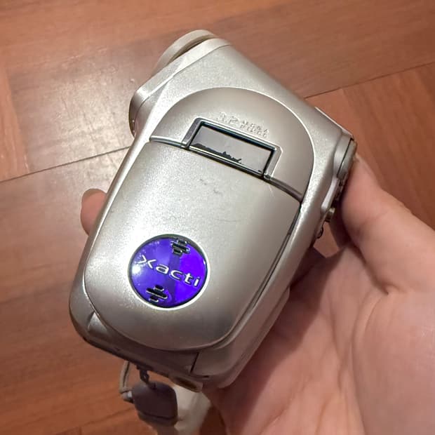 [정상작동] 산요작티 C1 빈티지 캠코더, 충전기, 배터리