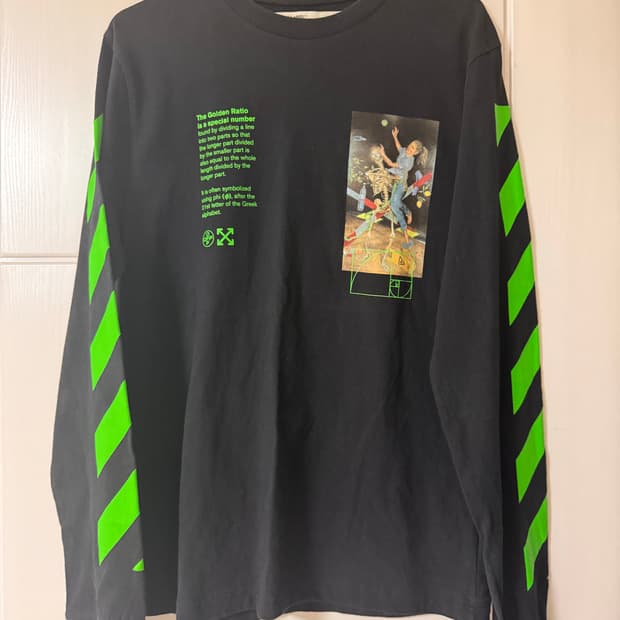 오프화이트 골든라티오 파스칼 롱슬리브