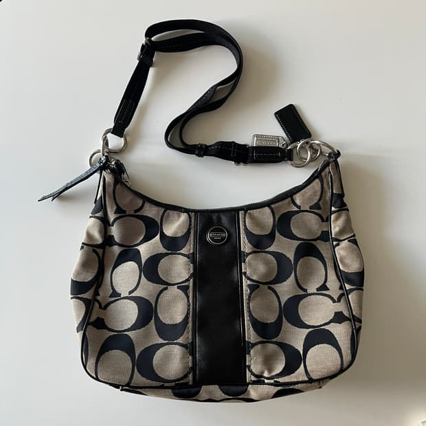 COACH signature Hobo Cross Bag