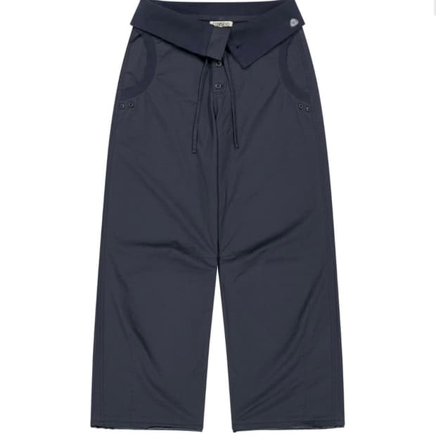 COYSEIO 코이세이오 폴드 팬츠 네이비 2사이즈