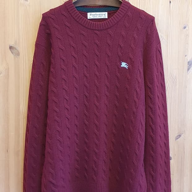 100.버버리 꽈배기 울니트(공용)