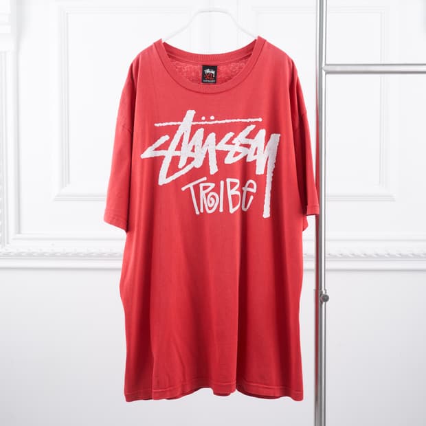 Stussy 스탁 트리브 로고 반팔 티셔츠
