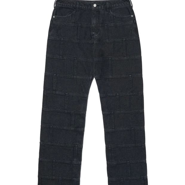22fw BRICK DENIM PANTS -Black