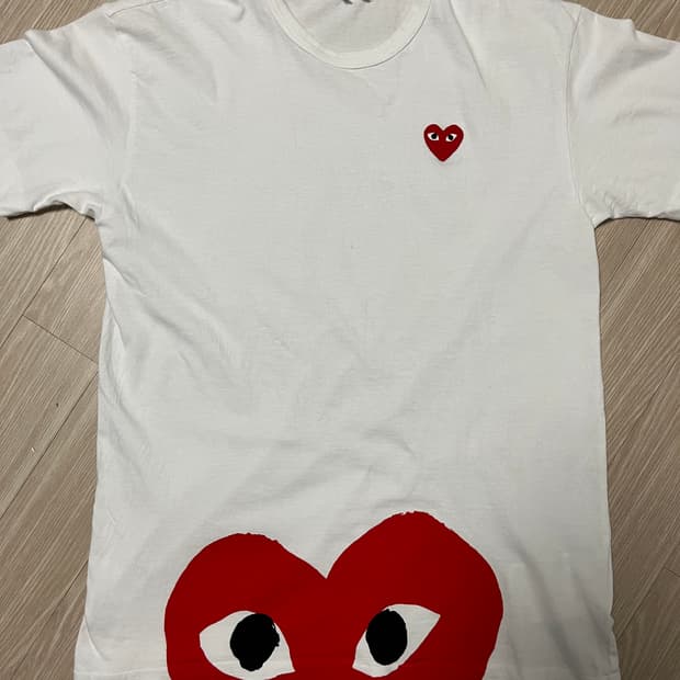 꼼데가르송 반팔 XL