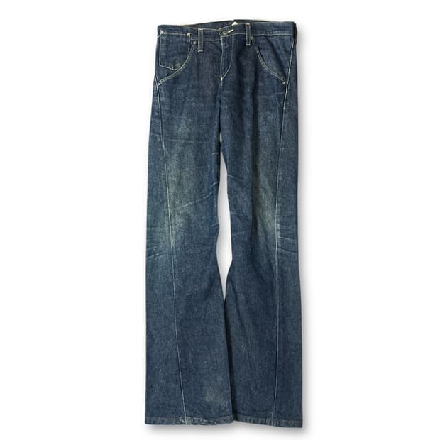 (30) 리바이스 엔지니어드 중청 워싱 데님 팬츠 부츠컷