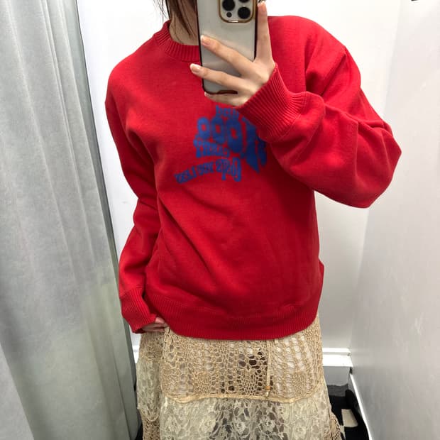 Freede Liverty 레드 스웻셔츠