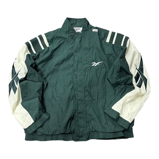✨ (바배) 리복 90s 올드스쿨 빅로고 그린 바람막이
