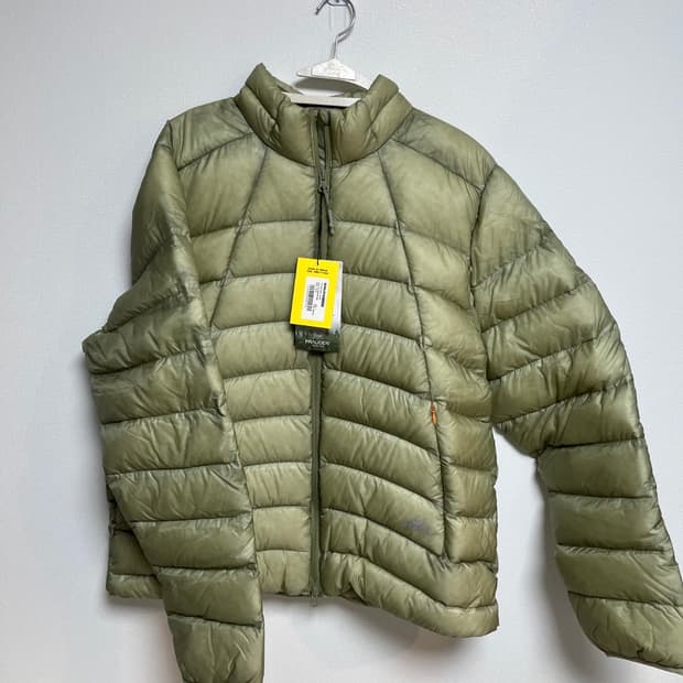 썬러브 플라이 라이트 다운 자켓 카키 썬러브 경량패딩