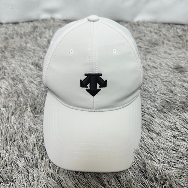 데상트 남자 캡모자 화이트 FREE (57CM)