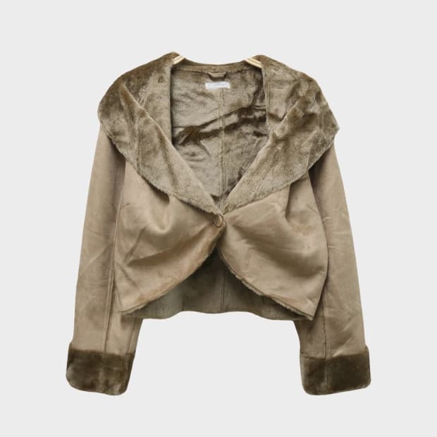 PROVIDENCE 스웨이드 퍼 자켓 61362