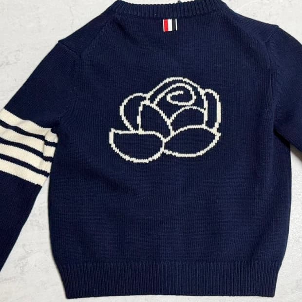 24FW 새상품급 톰브라운 로즈 아이콘 울 가디건 