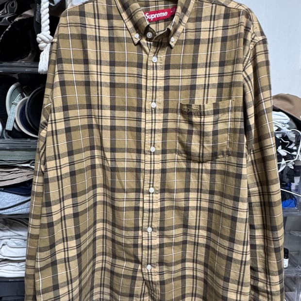 슈프림 플란넬 셔츠 24fw