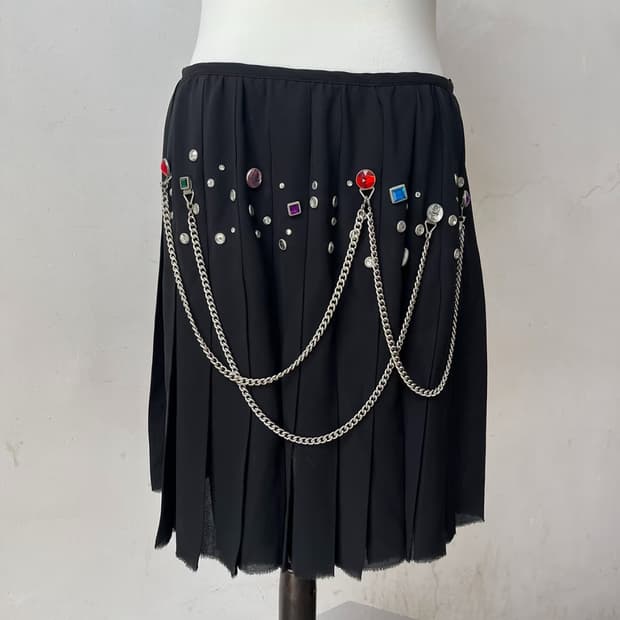 준야와타나베 보석 스커트 S