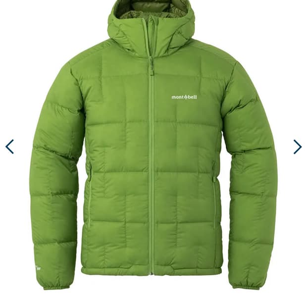 [XL] 몽벨 US 네이지 다운 파카 그린 새상품 _ 미국판