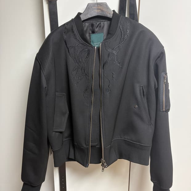 언더마이카 25SS 블랙맘바 MA-1 크롭 봄버 2사이즈