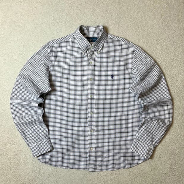 폴로 랄프로렌 00's 잔체크 셔츠 PN6674   