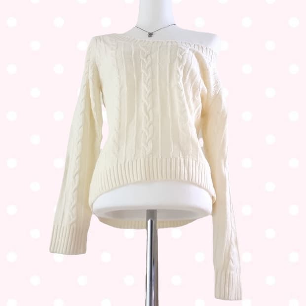 (새상품) tralala 트랄라라 바닐라 니트 히메갸루라떼갸루 리즈리사계