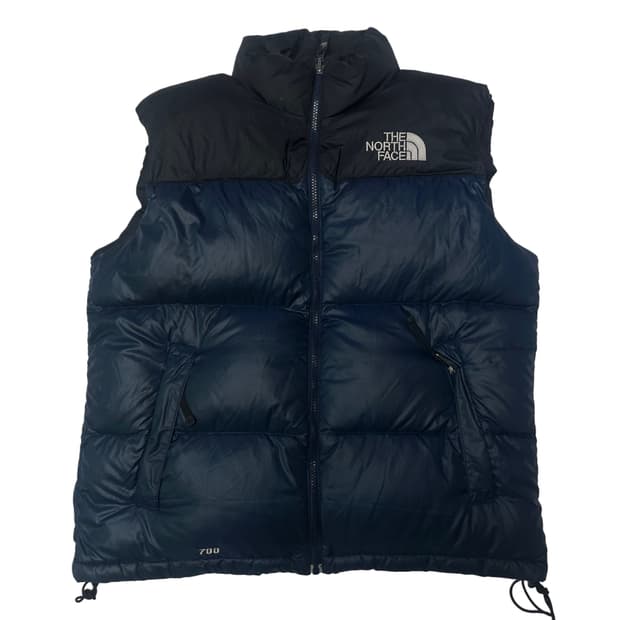 노스페이스 700 눕시 네이비패딩조끼베스트 95