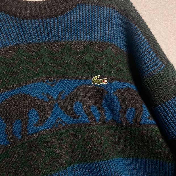 라코스테 빈티지 니트