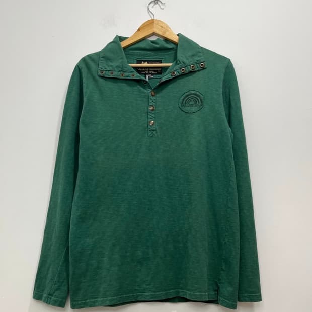 빈티지 락펑크 와펜 패치 롱슬리브