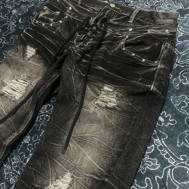 Vintage Lace up pants