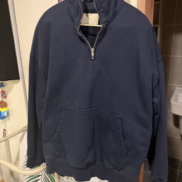 포터리 하프집업 스웻셔츠