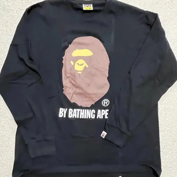 (XXL,2XL) 베이프 바이 베이팅 에이프 긴팔 티셔츠