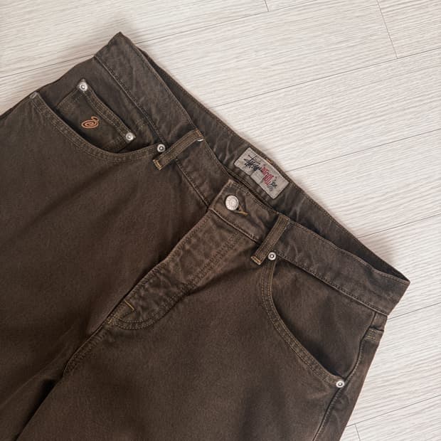 Stussy 스투시 빅올진 Denim Big OL' Jean Olive