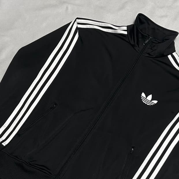 100 아디다스 파이어버드 블랙 트랙탑 져지 