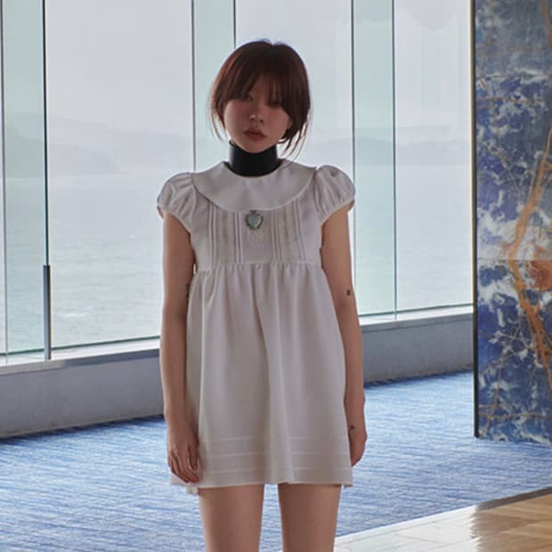 프레클 모티브 핀턱 원피스 (motive pintuck dress)