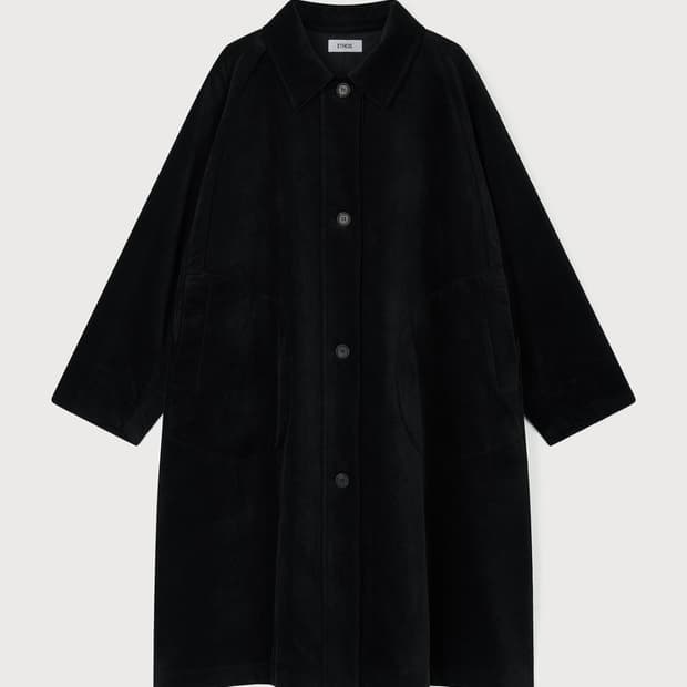 ethos  레글런 벨벳 코트