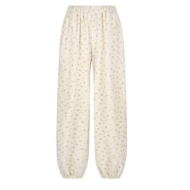 마크모크 플라워 벨루어 조거팬츠