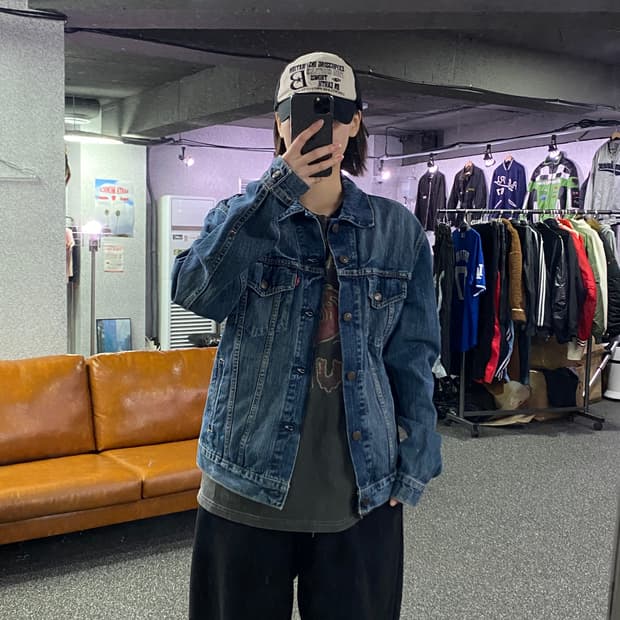 리바이스 레드 탭 데님 자켓 B3000