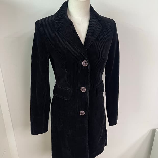 JACOB 골덴 코듀로이 코트 XS 44