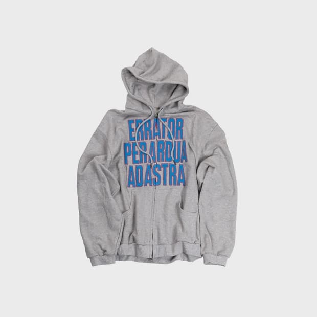 이알티알 2way Hoodie Zip Up Grey