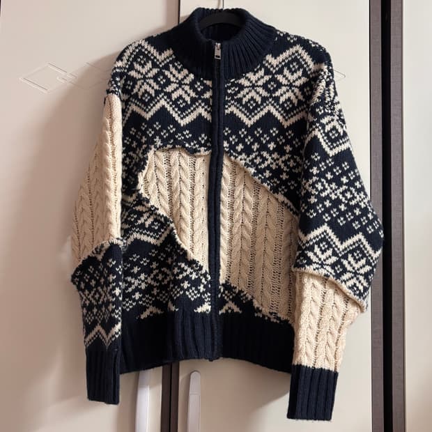 노르딕 니트집업