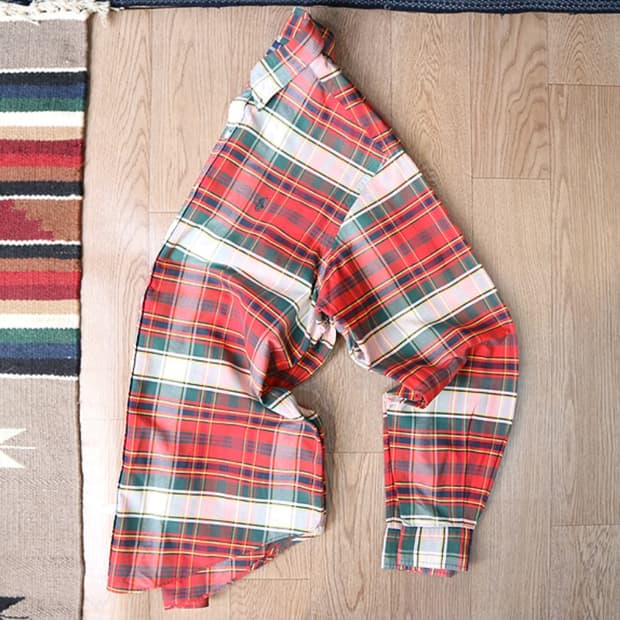 90S polo 폴로 랄프로렌 코튼100% 빈티지 체크남방