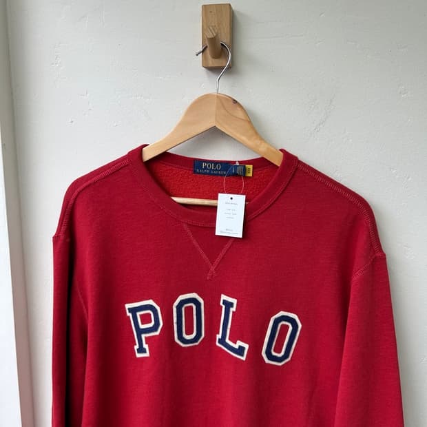 15370 - 폴로 랄프로렌 레드 빅로고 맨투맨